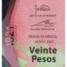 Mexique - Pick 132b_3 - 20 pesos - Série AQ - 24/05/2021 - Polymère commémoratif - Etat : NEUF