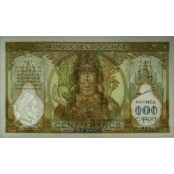 Nouvelle-Calédonie - Nouméa - Pick 42e - 100 francs - Série V.255 - 1963 - Etat : SPL+