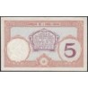 Tahiti - Papeete - Pick 11c - 5 francs - Série C.67 - 1937 - Etat : TTB+