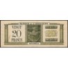 Nouvelle-Calédonie - Nouméa - Pick 49 - 20 francs - Série F/T - 1944 - Etat : TTB
