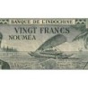 Nouvelle-Calédonie - Nouméa - Pick 49 - 20 francs - Série F/T - 1944 - Etat : TTB