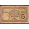 Nouvelle-Calédonie - Nouméa - Pick 36a_2 - 5 francs - Série Y.45 - 1928 - Etat : B à B+