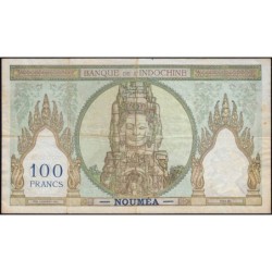Nouvelle-Calédonie - Nouméa - Pick 42e - 100 francs - Série K.198 - 1963 - Etat : TB+