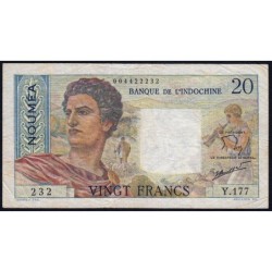 Nouvelle-Calédonie - Nouméa - Pick 50c - 20 francs - Série Y.177 - 1963 - Etat : TB