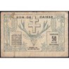 Nouvelle-Calédonie - Nouméa - Pick 54 - 50 centimes - 29/03/1943 - Etat : B+