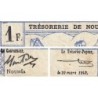 Nouvelle-Calédonie - Nouméa - Pick 55a - 1 franc - 29/03/1943 - Etat : TB