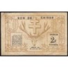Nouvelle-Calédonie - Nouméa - Pick 56b - 2 francs - 29/03/1943 - Etat : TB-