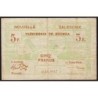 Nouvelle-Calédonie - Nouméa - Pick 58 - 5 francs - 15/06/1943 - Etat : TB