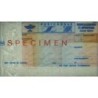 Nouvelle-Calédonie et Dépendances - Postchèque spécimen - 1980 - Etat : SPL