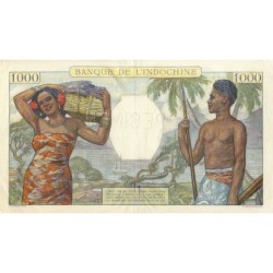 Tahiti - Papeete - Pick 15as - 1'000 francs - Série O.00 - 1940 - Spécimen - Etat : SUP