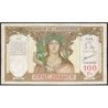 Tahiti - Papeete - Pick 14d - 100 francs - Série Z.114 - 1961 - Etat : TB-