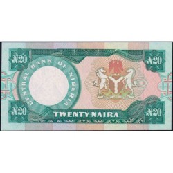 Nigéria - Pick 26k - 20 naira - Série Z/29 - 2006 - Etat : NEUF
