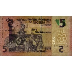 Nigéria - Pick 32a_2 - 5 naira - Série BC - 2006 - Etat : NEUF