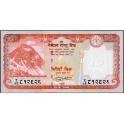 Népal - Pick 78b - 20 rupees - Série 46 - 2020 - Etat : NEUF