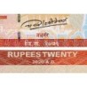 Népal - Pick 78b - 20 rupees - Série 46 - 2020 - Etat : NEUF