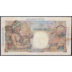 Guadeloupe - Pick 34 - 50 francs - Série K.21 - 1946 - Etat : TTB