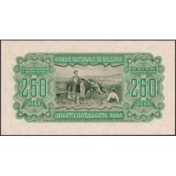 Bulgarie - Pick 65a - 250 leva - Série A - 1943 (1944) - Etat : pr.NEUF