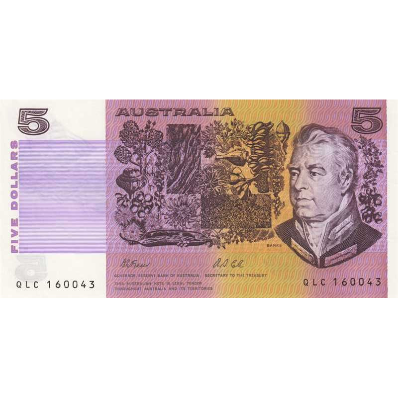 Australie - Pick 44g - 5 dollars - Série QLC - 1991 - Etat : NEUF