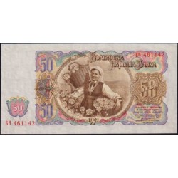 Bulgarie - Pick 85a - 50 leva - Série БЧ - 1951 - Etat : SPL
