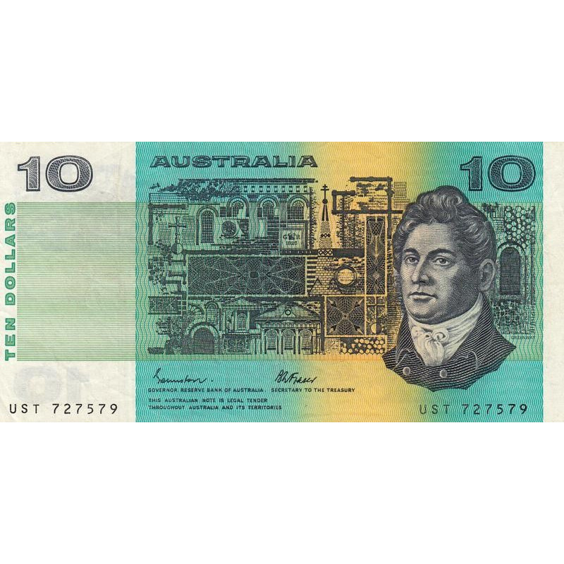 Australie - Pick 45e - 10 dollars - Série UST - 1985 - Etat : TTB