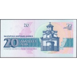 Bulgarie - Pick 100a - 20 leva - Série AГ - 1991 - Etat : NEUF