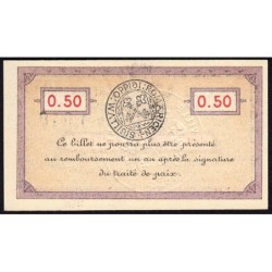 88 - Pirot 62 - Remiremont - 50 centimes - Série B - 23/09/1915 - Etat : NEUF