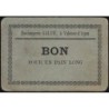 82 - Valence d'Agen - Boulangerie Galtié - Bon pour un pain long - 1920/1930 - Etat : TTB