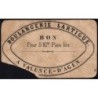 82 - Valence d'Agen - Boulangerie Lartigue - Bon pour 5 kg Pain bis - 1920/1930 - Etat : AB