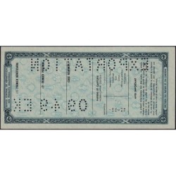 50 kg papiers et cartons - 09/1949 - Exportation - Code EK - Série EE - Etat : SPL+