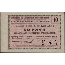 Appareillage Electrique d'Installation - 10 points - 30/09/1949 - Série A - Etat : SPL+