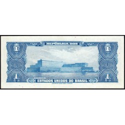 Brésil - Pick 150c - 1 cruzeiro - Série 2858 - Sans estampa - 1957 - Etat : NEUF