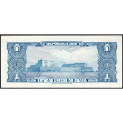 Brésil - Pick 150d - 1 cruzeiro - Série 3594 - Sans estampa - 1958 - Etat : NEUF