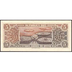 Brésil - Pick 166b - 5 cruzeiros - Série 101 - Estampa 3 - 1962 - Etat : NEUF
