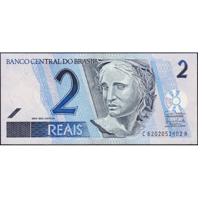 Brésil - Pick 249f - 2 reais - Série CA 6202 - 2012 - Etat : NEUF