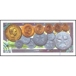 Cuba - 2 pesos or - Centenaire premières monnaies cubaines - 2015 - Etat : NEUF