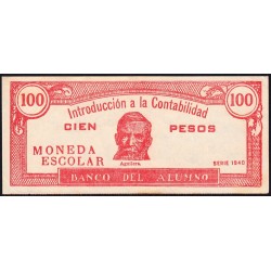Cuba - Billet scolaire - Banco del Alumno - 100 pesos - 1940 - Etat : TTB+