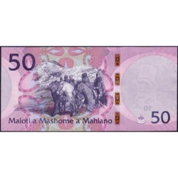Lesotho - Pick 28a - 50 maloti - Série AC - 2021 - Etat : NEUF