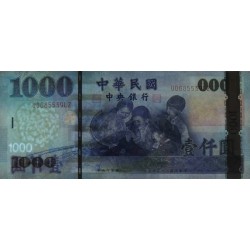 Chine - Taiwan - Pick 1997 - 1'000 yüan - Série UD LZ - 2004 - Etat : NEUF