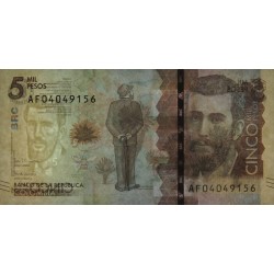 Colombie - Pick 459d - 5'000 pesos - Série AF - 24/07/2018 - Etat : NEUF