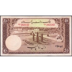 Pakistan - Pick 13_3 - 10 rupees - Série NA/1 - 1960 - Etat : TTB+ à SUP