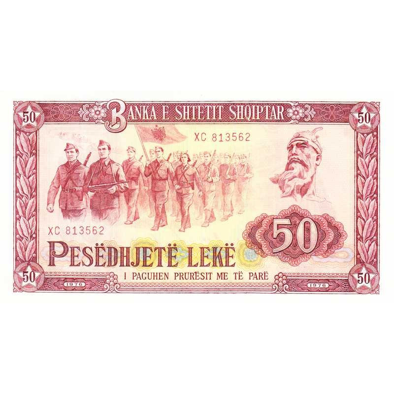 Albanie - Pick 45a - 50 lekë - Série XC - 1976 - Etat : NEUF