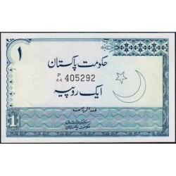 Pakistan - Pick 24A_1 - 1 rupee - Série P/44 - 1975 - Etat : SPL