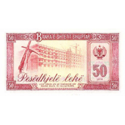 Albanie - Pick 45a - 50 lekë - Série XC - 1976 - Etat : NEUF