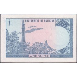 Pakistan - Pick 24A_1 - 1 rupee - Série P/44 - 1975 - Etat : SPL