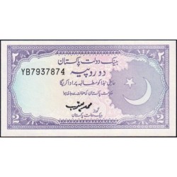 Pakistan - Pick 37_5 - 2 rupees - Série YB - 1993 - Etat : NEUF