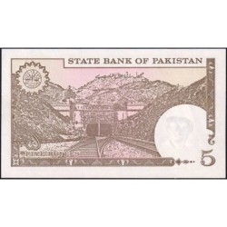 Pakistan - Pick 38_5b - 5 rupees - Série AAA - 1993 - Etat : SPL