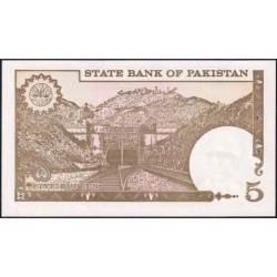 Pakistan - Pick 38_6 - 5 rupees - Série BBB - 1999 - Etat : SPL