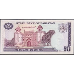 Pakistan - Pick 40_4 - 50 rupees - Série AAL - 1989 - Etat : SPL
