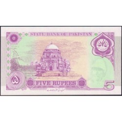 Pakistan - Pick 44 - 5 rupees - Série COM - 1997 - Commémoratif - Etat : NEUF