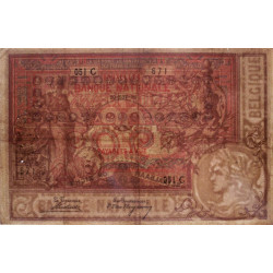 Belgique - Pick 62a - 20 francs - 20/11/1896 - Etat : TB+